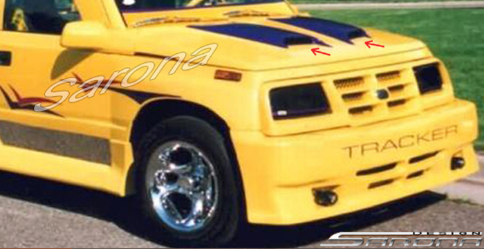 Custom Suzuki Sidekick  SUV/SAV/Crossover Hood Scoop (1989 - 1994) - $159.00 (Part #SZ-002-HS)